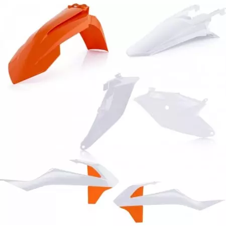 Kit Plastiques Acerbis KTM SX 85 2018 Replica 021 Orange Blanc Nacré