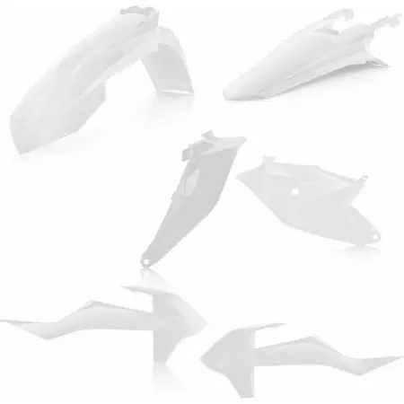 Kit Plastiques Acerbis KTM SX 85 2018 Blanc