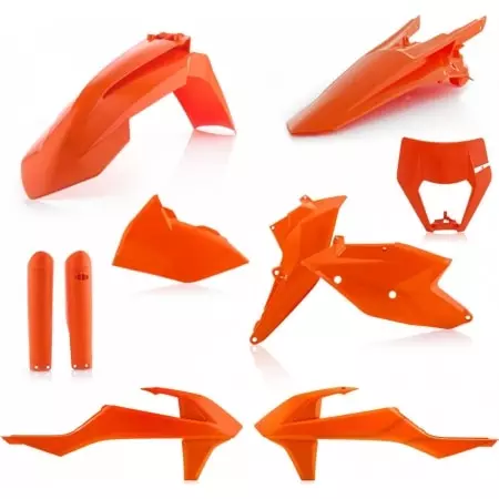 Kit Plastiques Complet Acerbis KTM EXC/EXC-F 2017 Orange 016