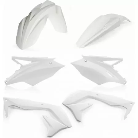 Kit Plastiques Acerbis Kawasaki KXF 450 2018 Blanc