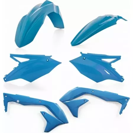 Kit Plastiques Acerbis Kawasaki KXF 450 2018 Bleu Turquoise