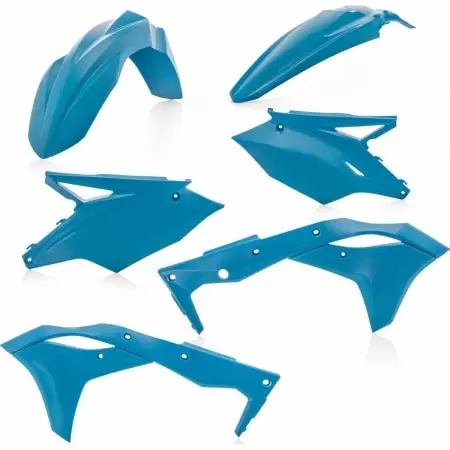Kit Plastiques Acerbis Kawasaki KXF 250 2018 Bleu Turquoise