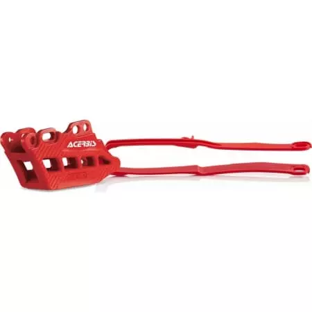 Guide Chaîne Et Patin De Bras Oscillant Acerbis Honda CRF450 R/RX Rouge