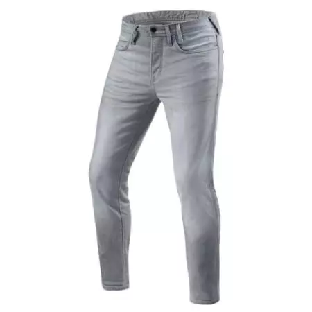 Jean REV'IT Piston 2 SK L36 Gris Clair Délavé