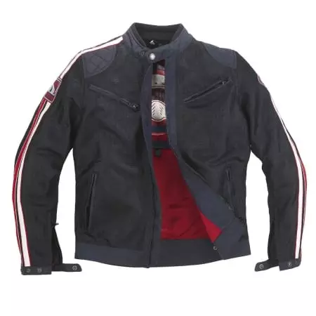 Blouson Helstons Pace Mesh Bleu Blanc Rouge