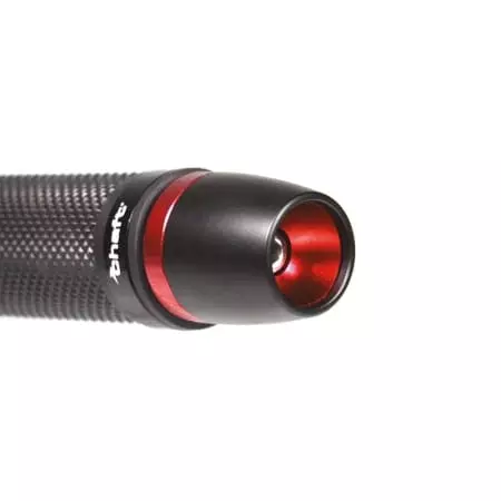 Embouts De Guidon Chaft Blitz Alu Noir Rouge