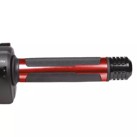 Poignées Chaft Adagio Alu Noir Rouge