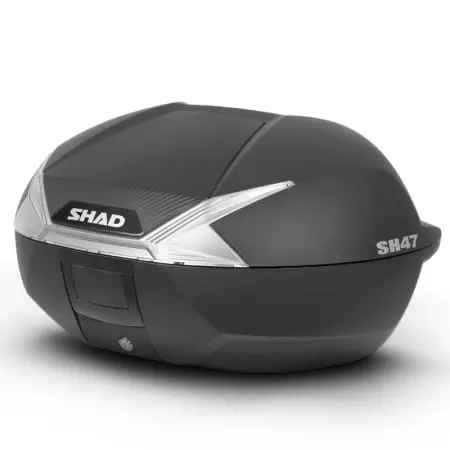 Top Case Shad SH47 Carbon Blanc