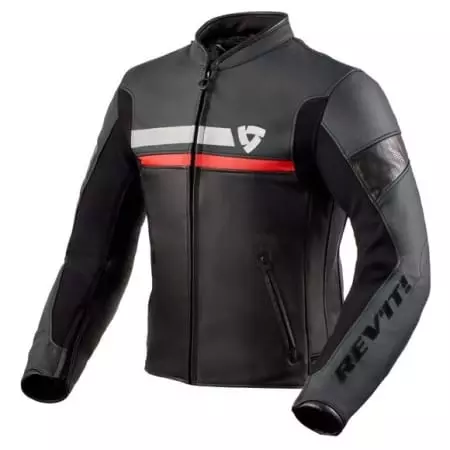 Blouson REV'IT Mile Noir Rouge