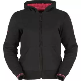 Blouson Hoodie Femme Furygan Luxio Lady Evo Noir Rose