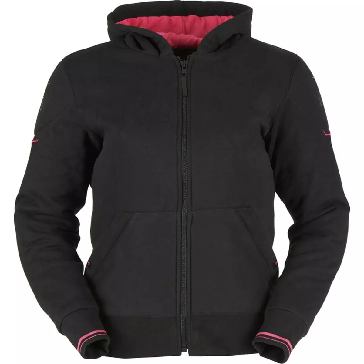 Blouson Hoodie Femme Furygan Luxio Lady Evo Noir Rose
