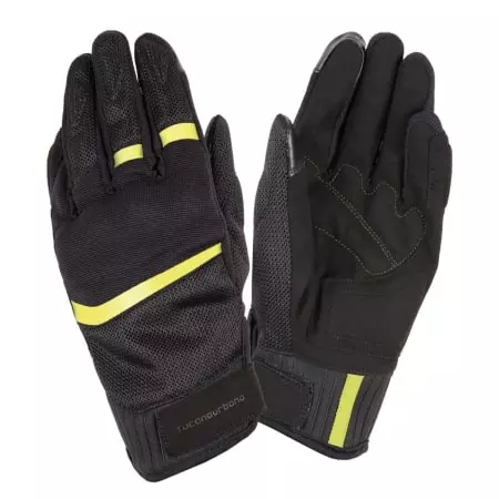 Gants Tucano Urbano Penna Noir Jaune Fluo