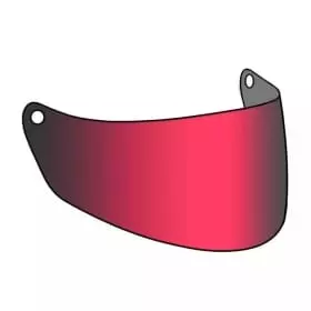 Visière Nexx X.WED2 Iridium Rouge