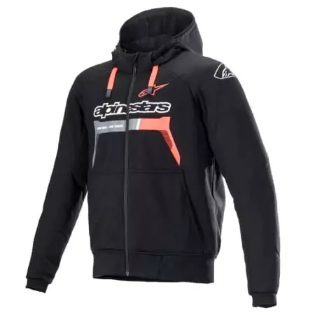 Sweat Alpinestars Chrome Ignition Noir Rouge Fluo