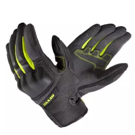 Gants REV'IT Volcano Noir Jaune Néon