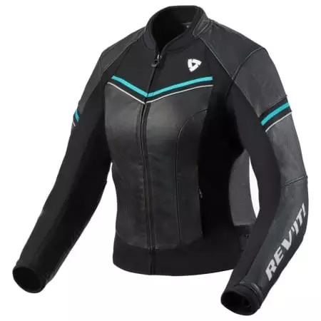 Blouson Femme REV'IT Lady Median Noir Turquoise