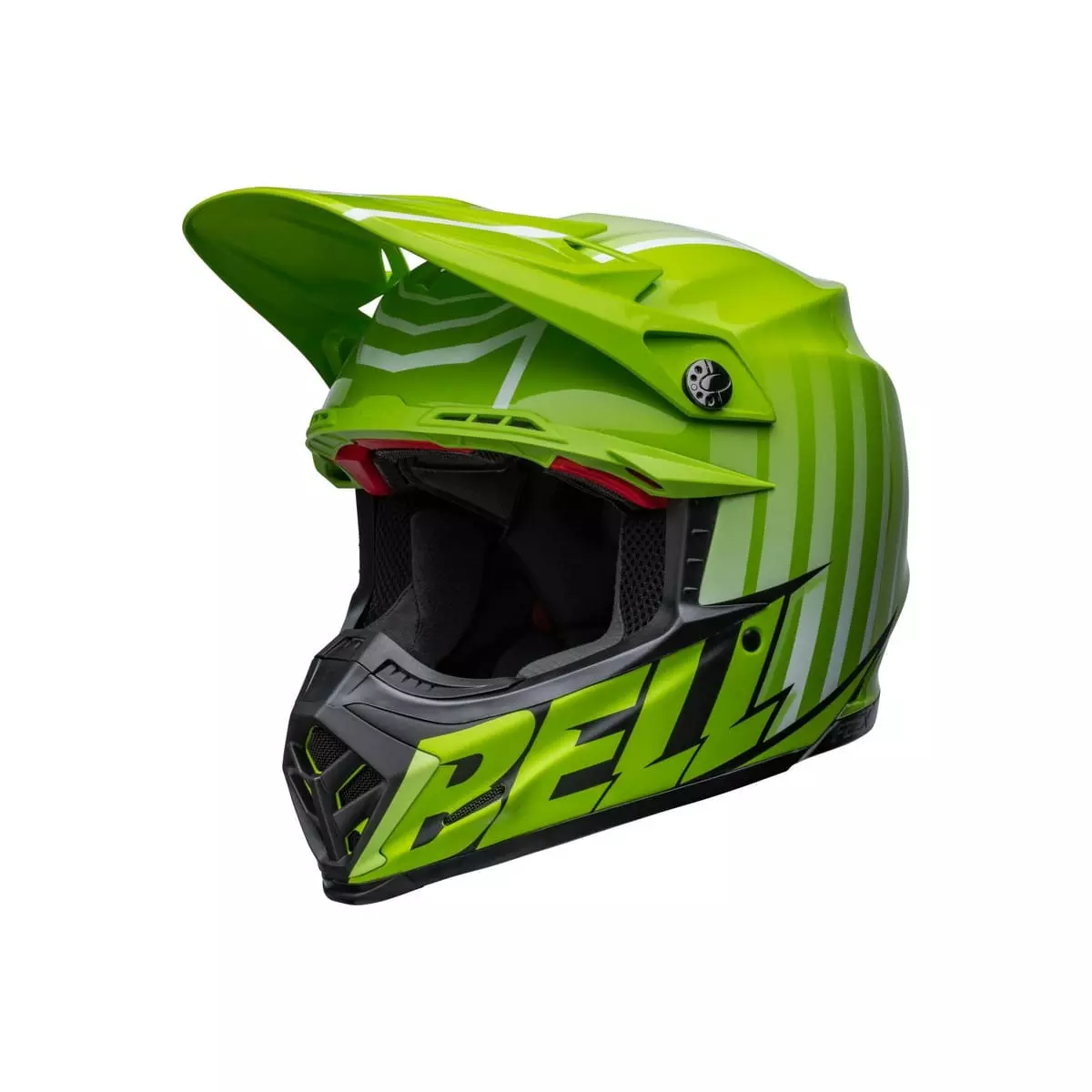 Casque Cross Bell Moto-9S Flex Sprint Matte Gloss Vert Noir