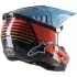 Casque Cross Alpinestars S-M5 Speed Noir Jaune Fluo Bleu Rouge