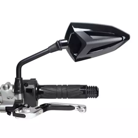 Rétroviseur Chaft Ebony Noir Brillant/Mat Réversible (L'unité)