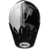 Casque Enfant Bell Moto-9 Mips Louver Gloss Noir Blanc