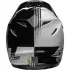 Casque Enfant Bell Moto-9 Mips Louver Gloss Noir Blanc