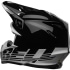 Casque Enfant Bell Moto-9 Mips Louver Gloss Noir Blanc
