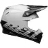 Casque Enfant Bell Moto-9 Mips Louver Gloss Noir Blanc