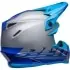 Casque Cross Bell Moto-9 Mips Louver Gloss Gris Bleu