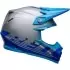Casque Cross Bell Moto-9 Mips Louver Gloss Gris Bleu