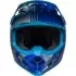 Casque Cross Bell Moto-9 Mips Louver Gloss Gris Bleu