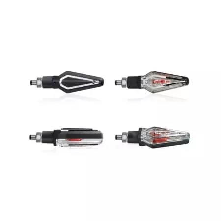 Clignotants Chaft Sound Noir Transparent