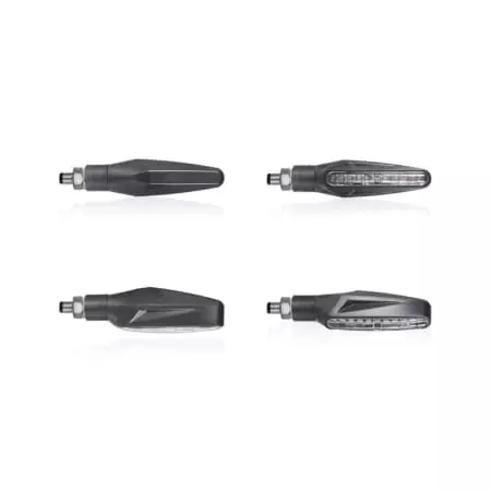 Clignotants À LED Chaft Stem Noir Fumé