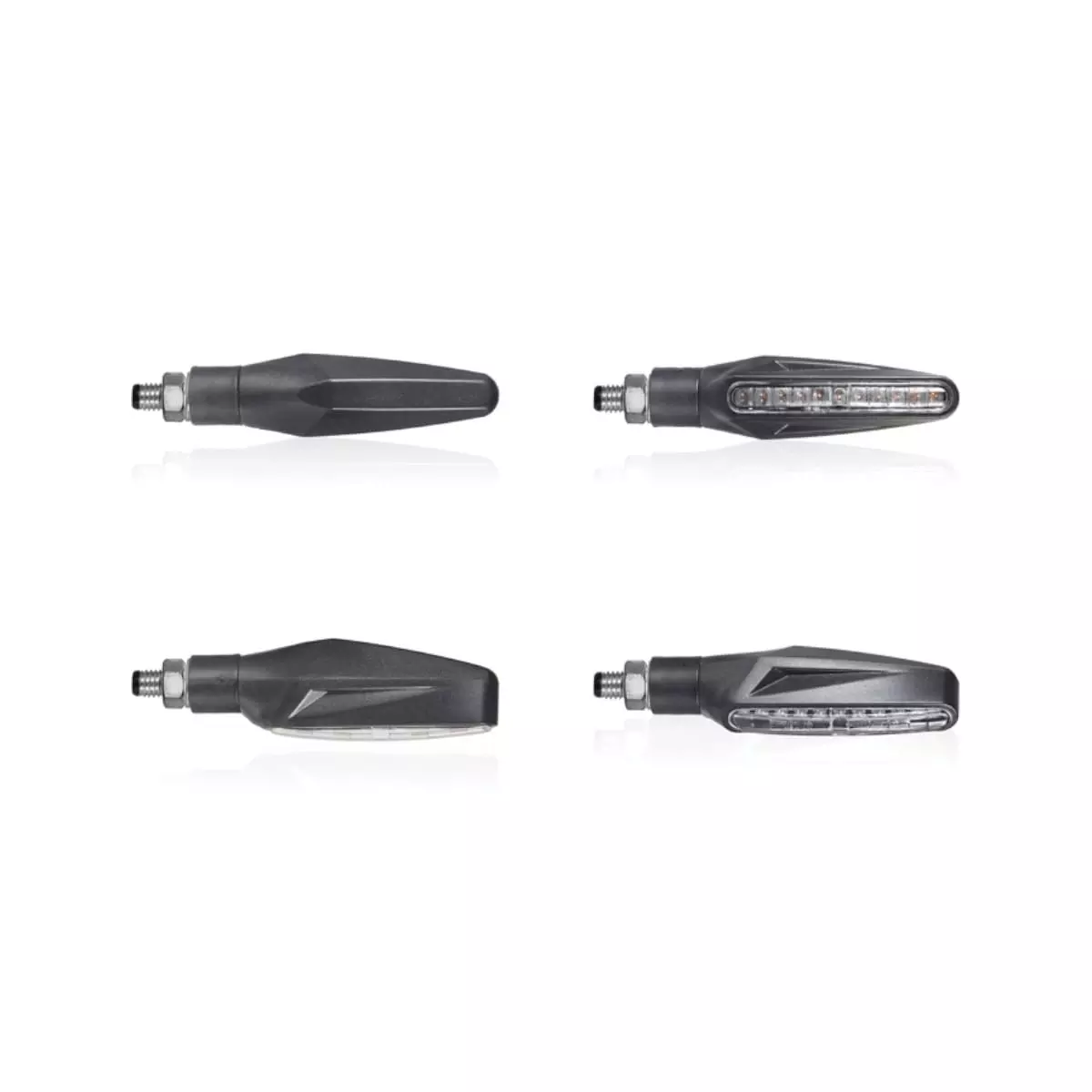 Clignotants À LED Chaft Stem Noir Fumé