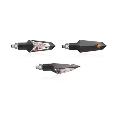 Clignotants Chaft Trooper Noir Transparent