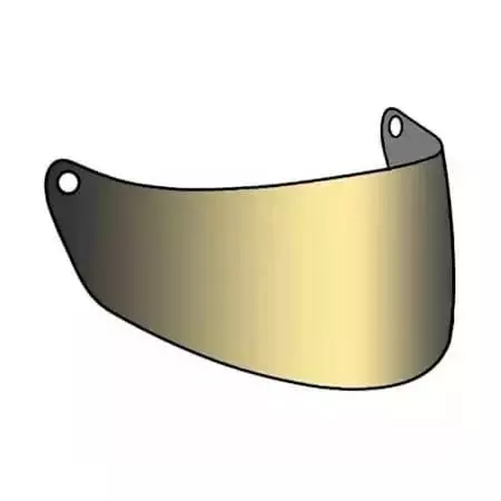 Visière HJC HJ-09 CS15 / TR1 / FS11 / FG15 / CLSP / CLST II / CSR1 Iridium Or
