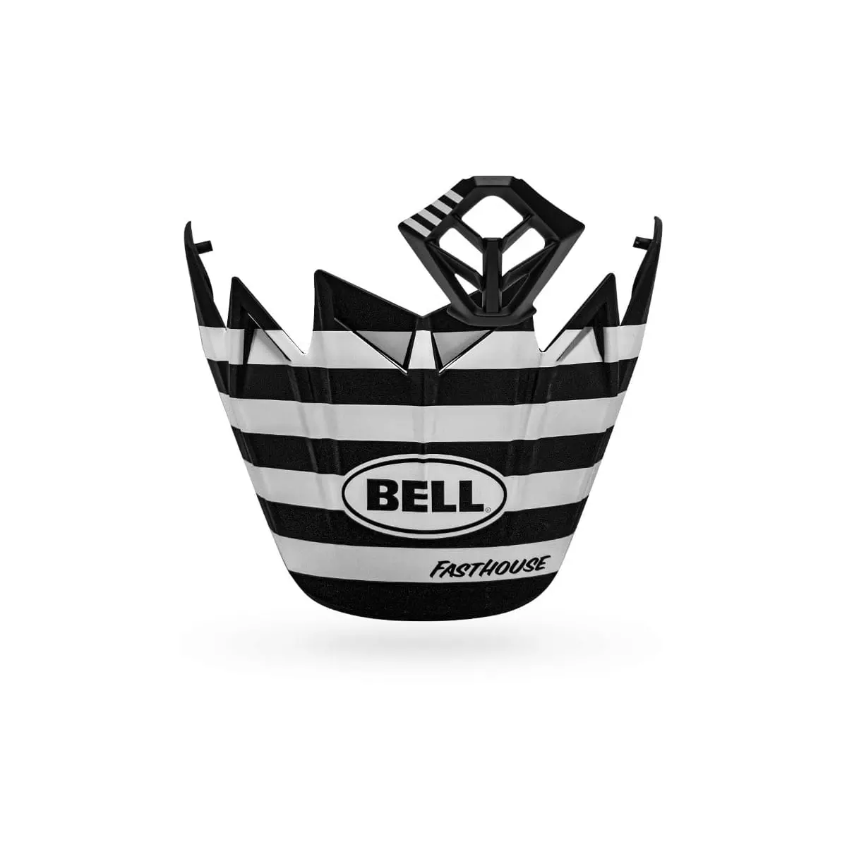Casquette Bell Moto-9 Flex Fasthouse Stripes Noir Blanc