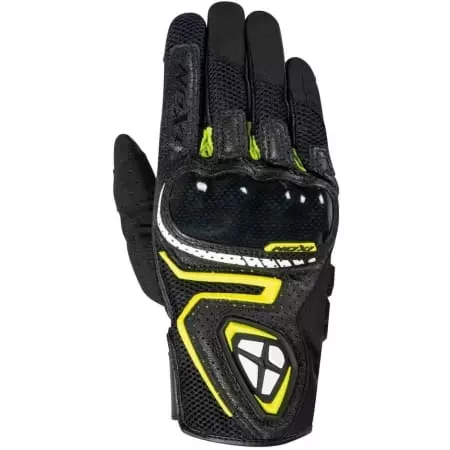 Gants Ixon RS5 Air Noir Jaune Fluo
