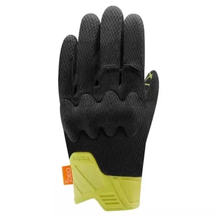 Gants Racer Roca 3 Noir Jaune Fluo