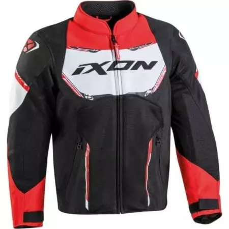 Blouson Enfant Ixon Striker Air Kid Noir Rouge Blanc - Equipement Enfant IXON