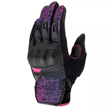 Gants Femme Tucano Urbano Lady Stacca Noir Violet Graphic