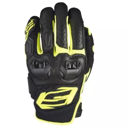 Gants Five SF3 Noir Jaune Fluo