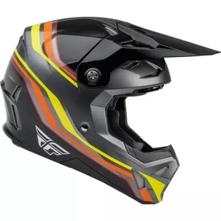 Casque Cross Fly Racing Formula CP S.E. Speeder Noir Jaune Rouge - Casque Cross FLY RACING