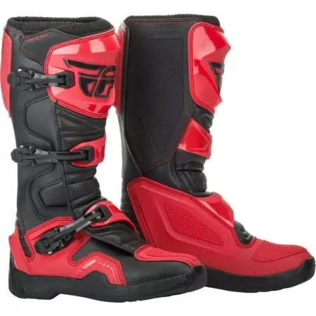 Bottes Cross Fly Racing Maverik Rouge - Equipement Cross FLY RACING