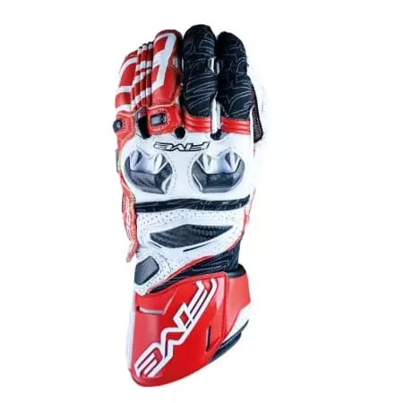 Gants Five RFX Race Blanc Rouge