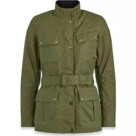 Veste Femme Belstaff Trialmaster Pro Lady Wax Vert Forêt