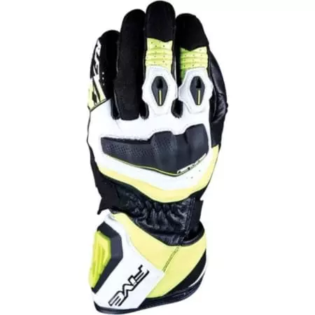 Gants Five RFX4 Evo Blanc Jaune Fluo