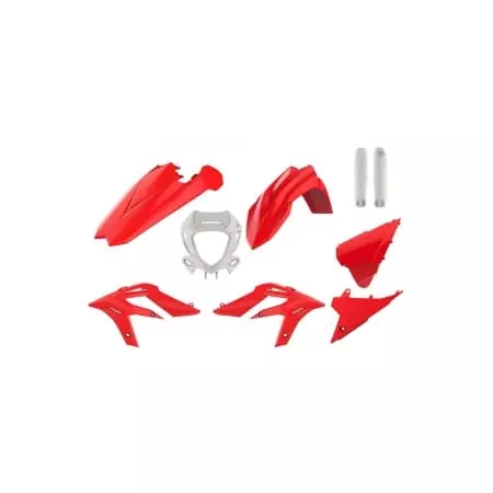 Kit Plastiques Polisport Beta X-Trainer Rouge Blanc - Carénage et protection POLISPORT