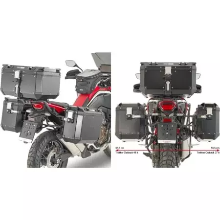 Supports Valises Latérales Givi OBK Honda CRF1100 AF