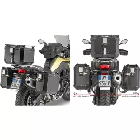 Supports Valises Latérales Givi Outback BMW F750/850GS/850GS Adventure 2018