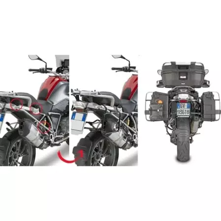 Support Valises Givi Monokey Rapid Release BMW R 1200/1250 GS/Adv - PLR5108